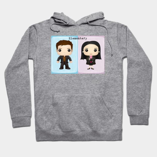 Funko Pop Elementary Holmes & Watson Hoodie by LiunaticFringe